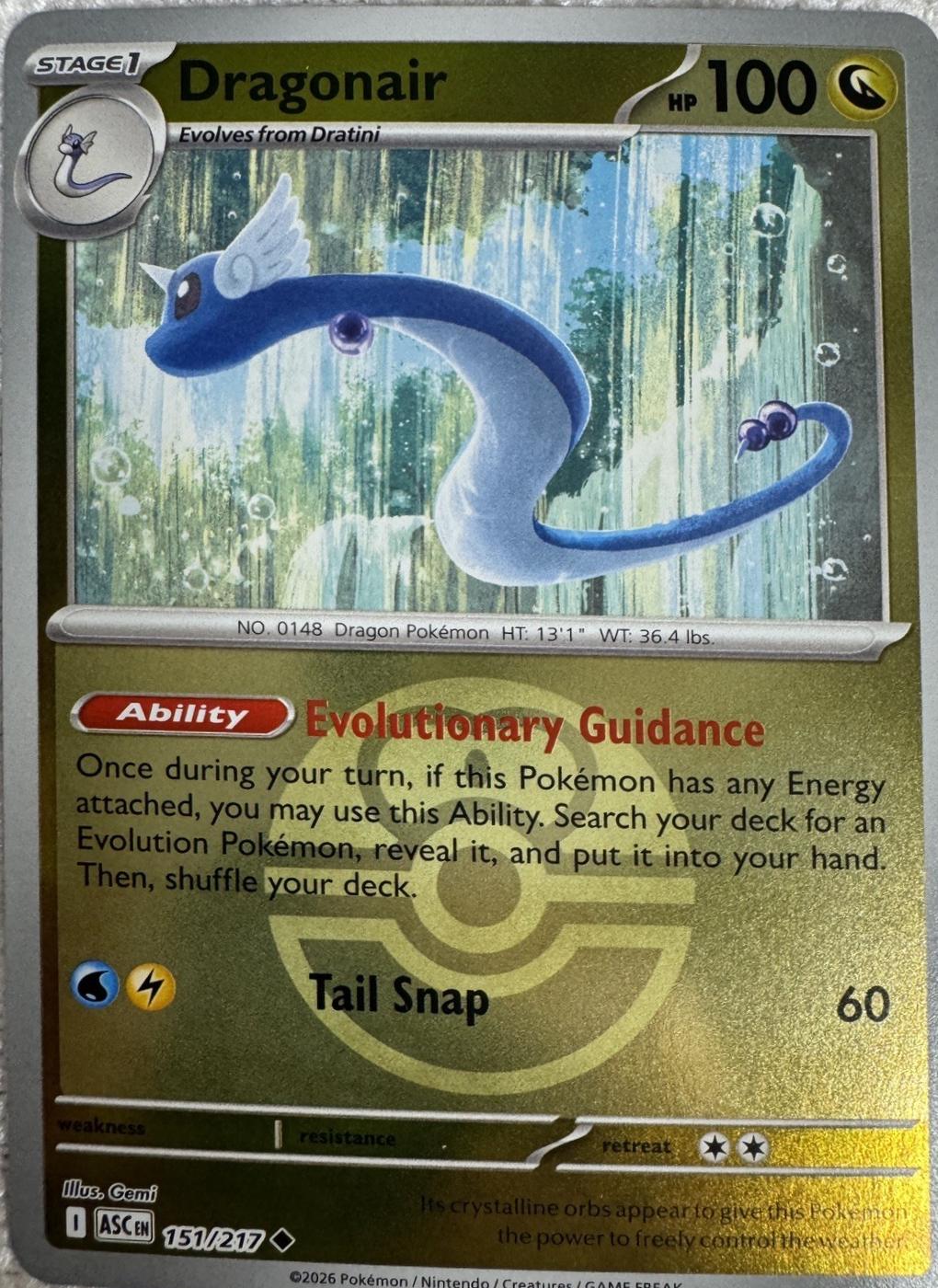 Ascended Heroes Dragonair [Ball] Pokémon card